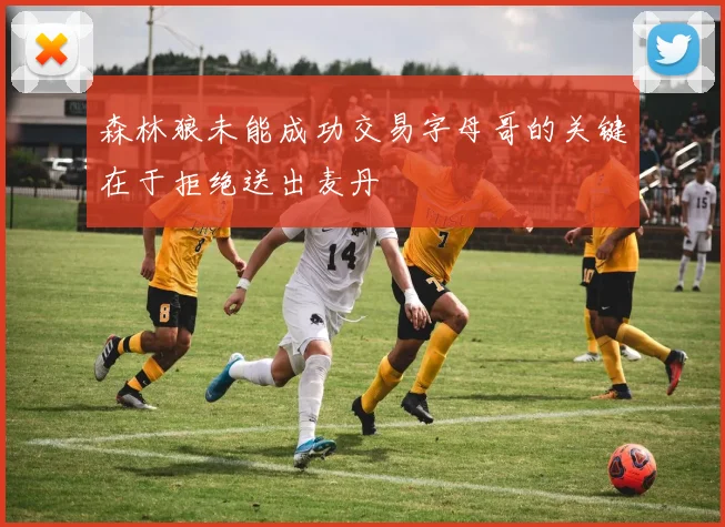 森林狼未能成功交易字母哥的关键在于拒绝送出麦丹